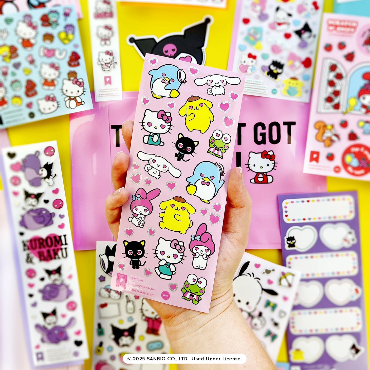 Stop and Smell the Roses Hello Kitty Sticker Pack