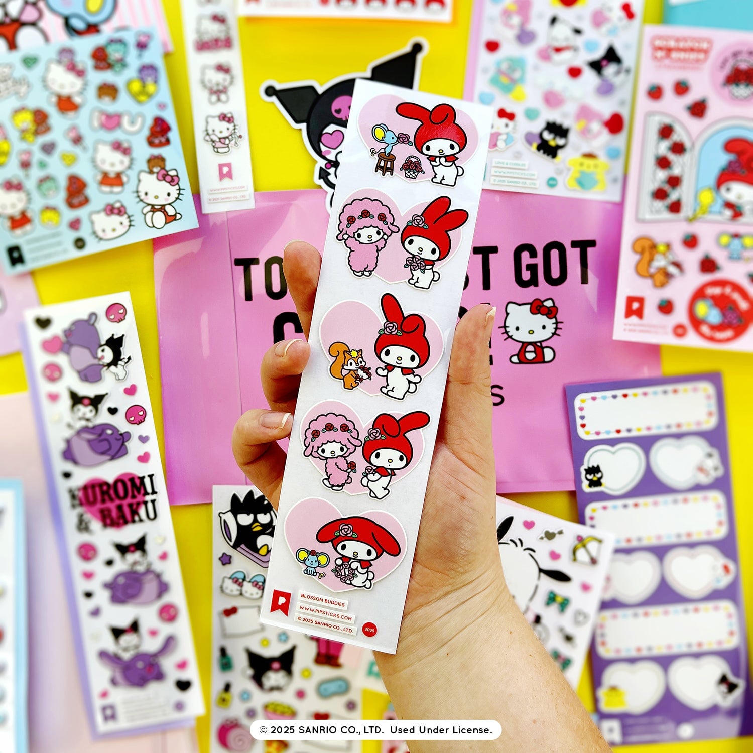 Stop and Smell the Roses Hello Kitty Sticker Pack