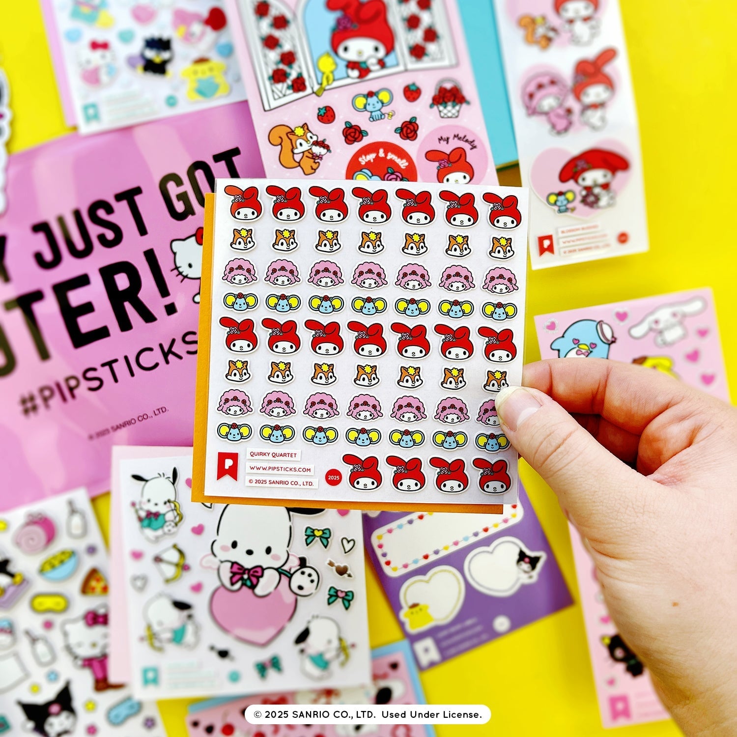 Stop and Smell the Roses Hello Kitty Sticker Pack