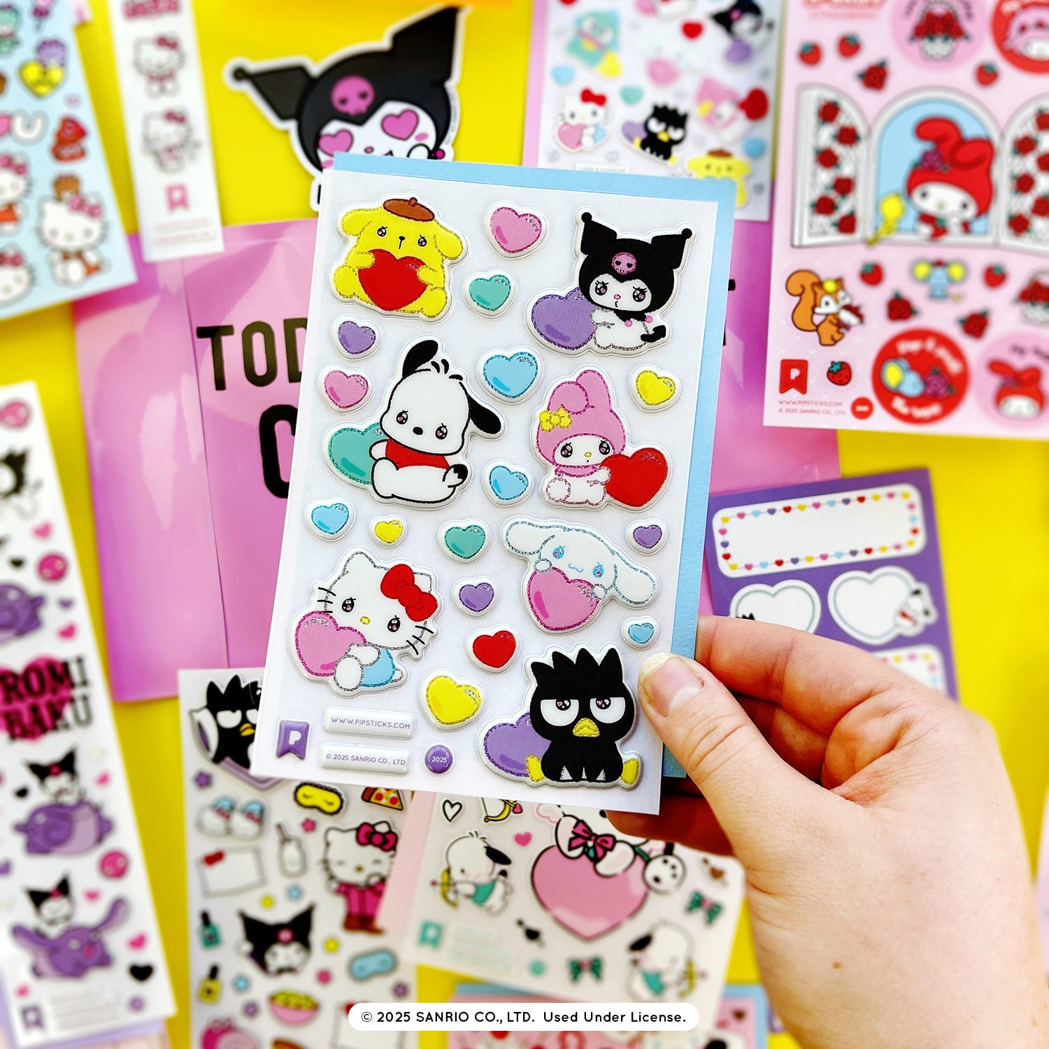 Stop and Smell the Roses Hello Kitty Sticker Pack