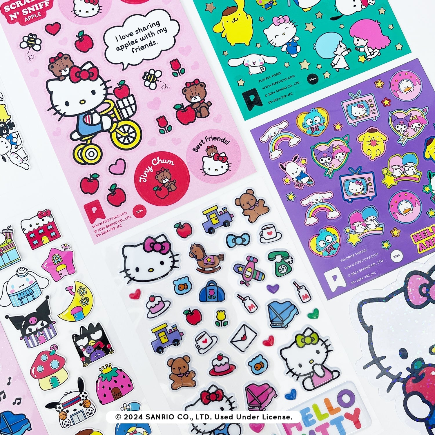Best Day Ever Hello Kitty & Friends Sticker Club Pack