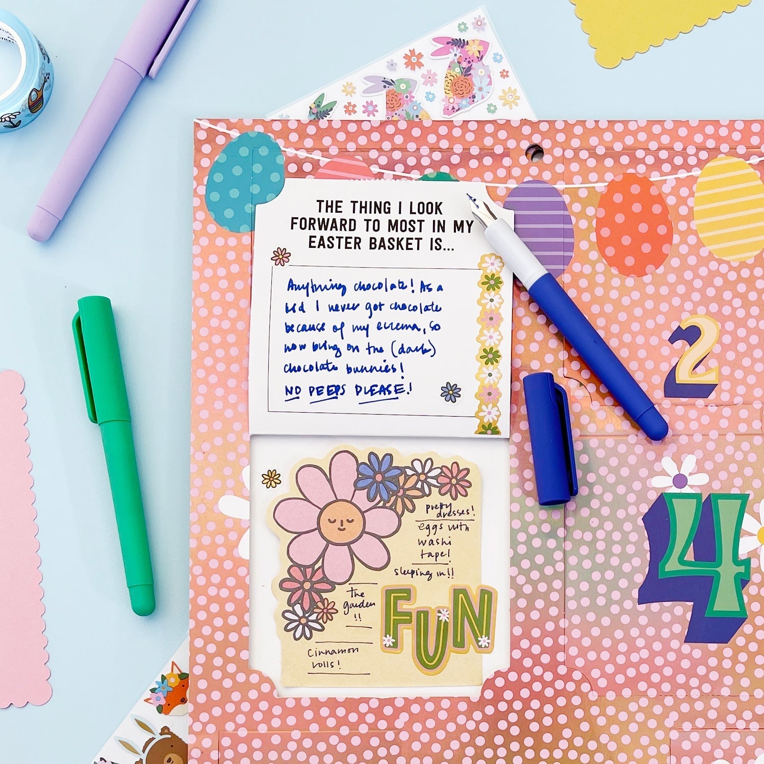 Happy Easter Sticker Countdown