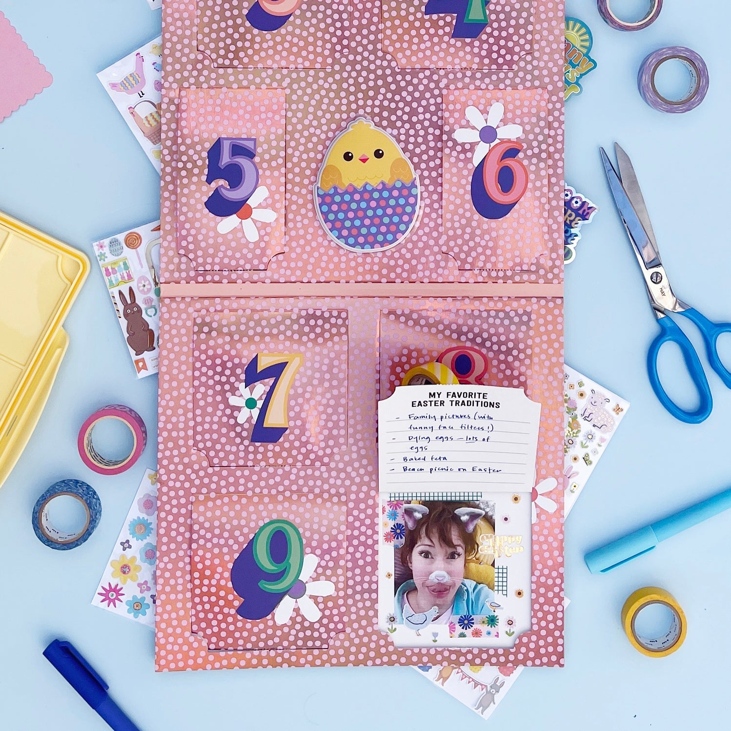 Happy Easter Sticker Countdown