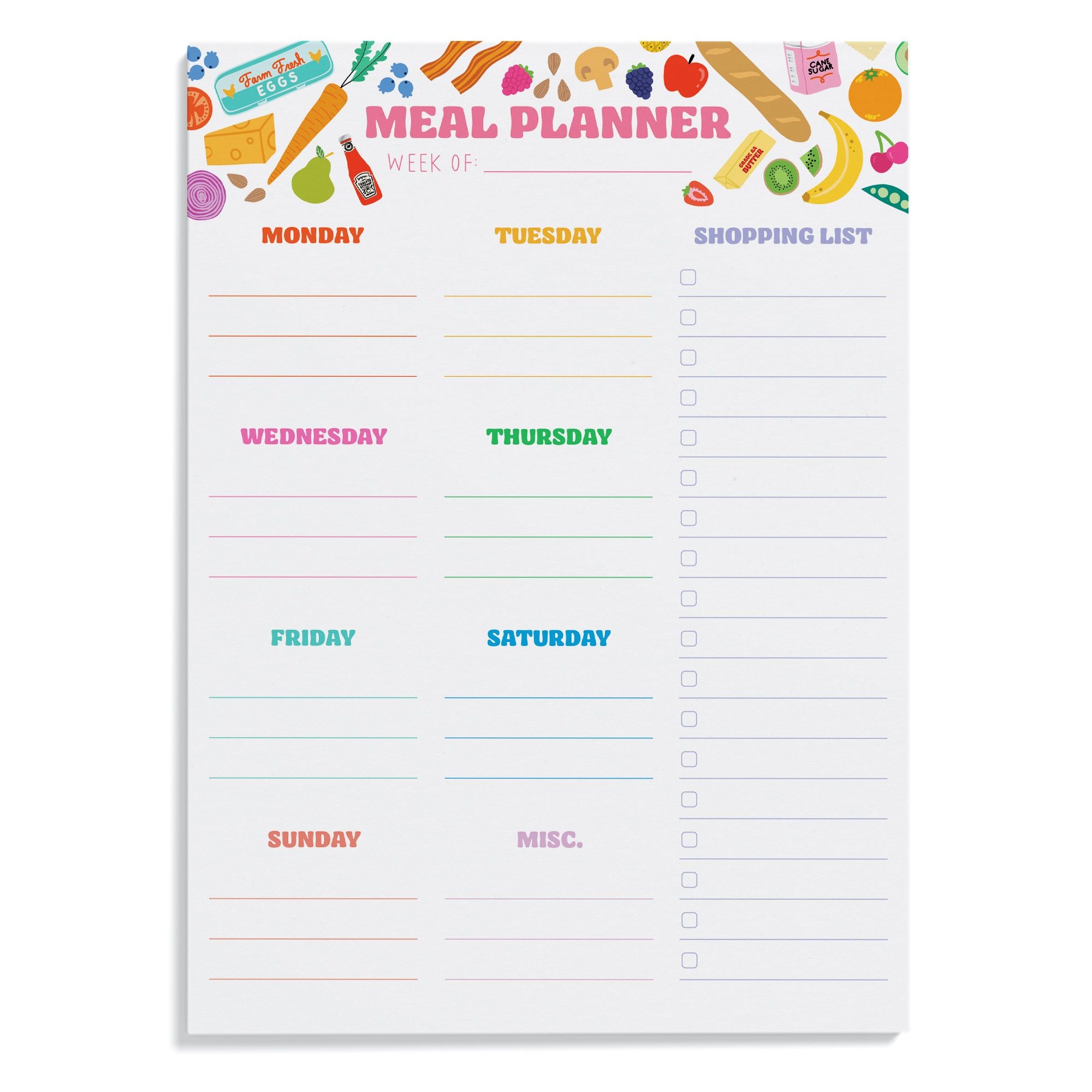 meal-planner-notepad for Cute Meal Planner Printable Free Meal Planner Notepad for Cute Meal Planner Printable Free