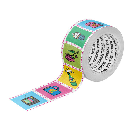 Playful Party Stamps Washi