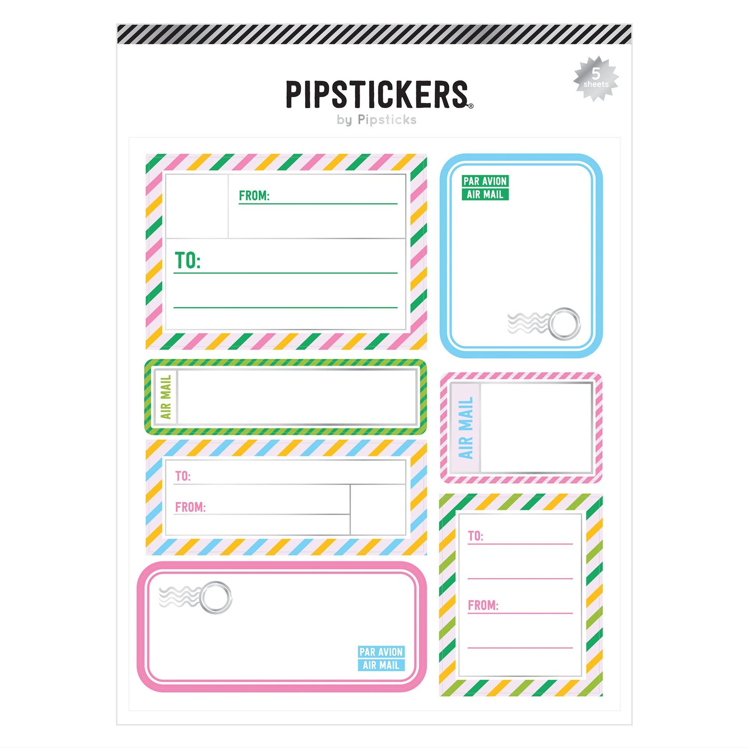 Fresh Air Mail Labels (5ct)