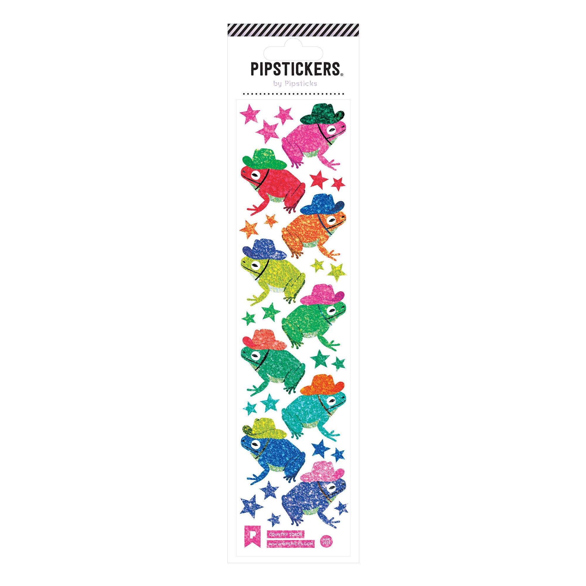 Rainbow Cowboy Toad Stickers
