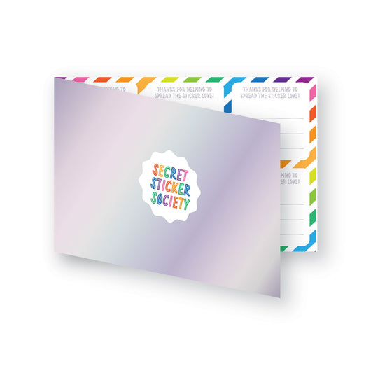 Rainbow Traveling Sticker Mail Pack (6ct)