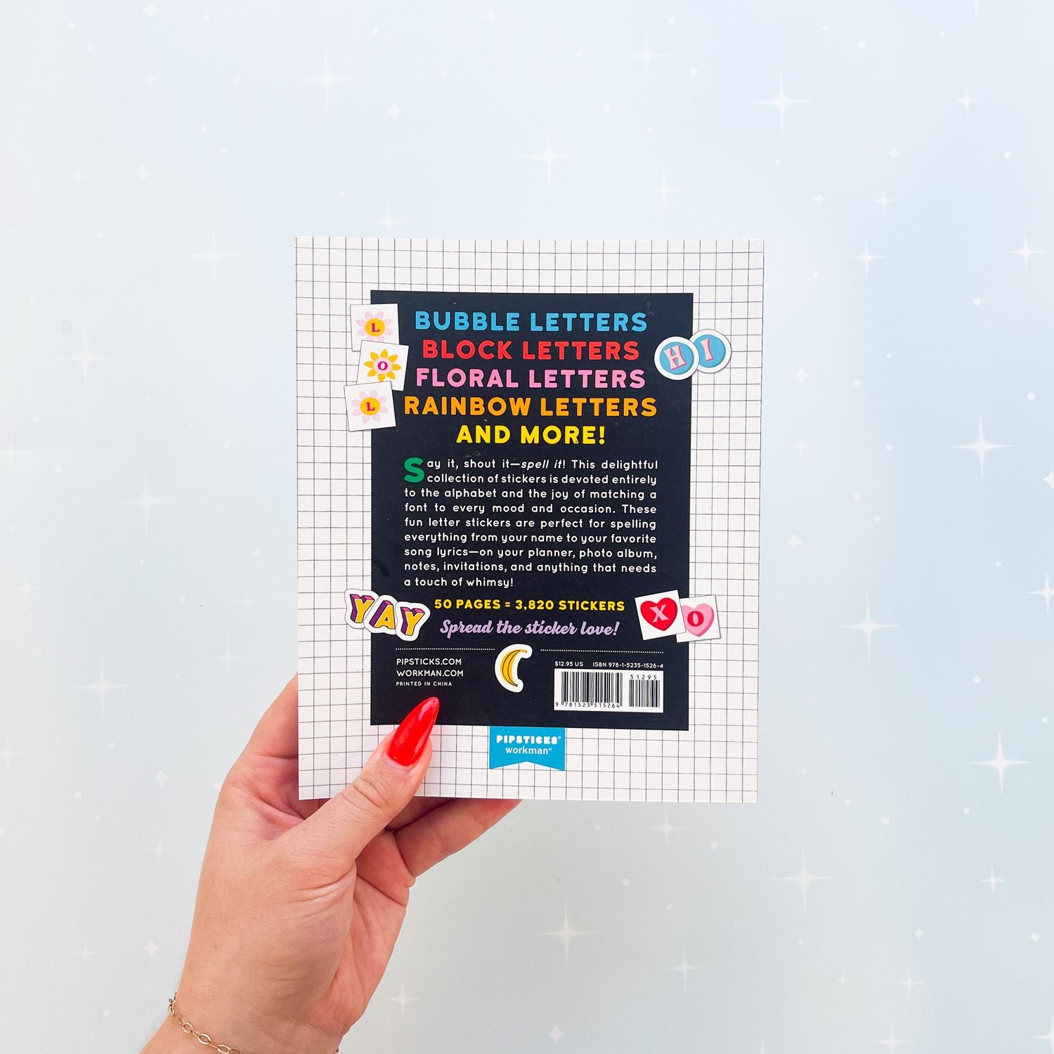 So. Many. Letter Stickers Book