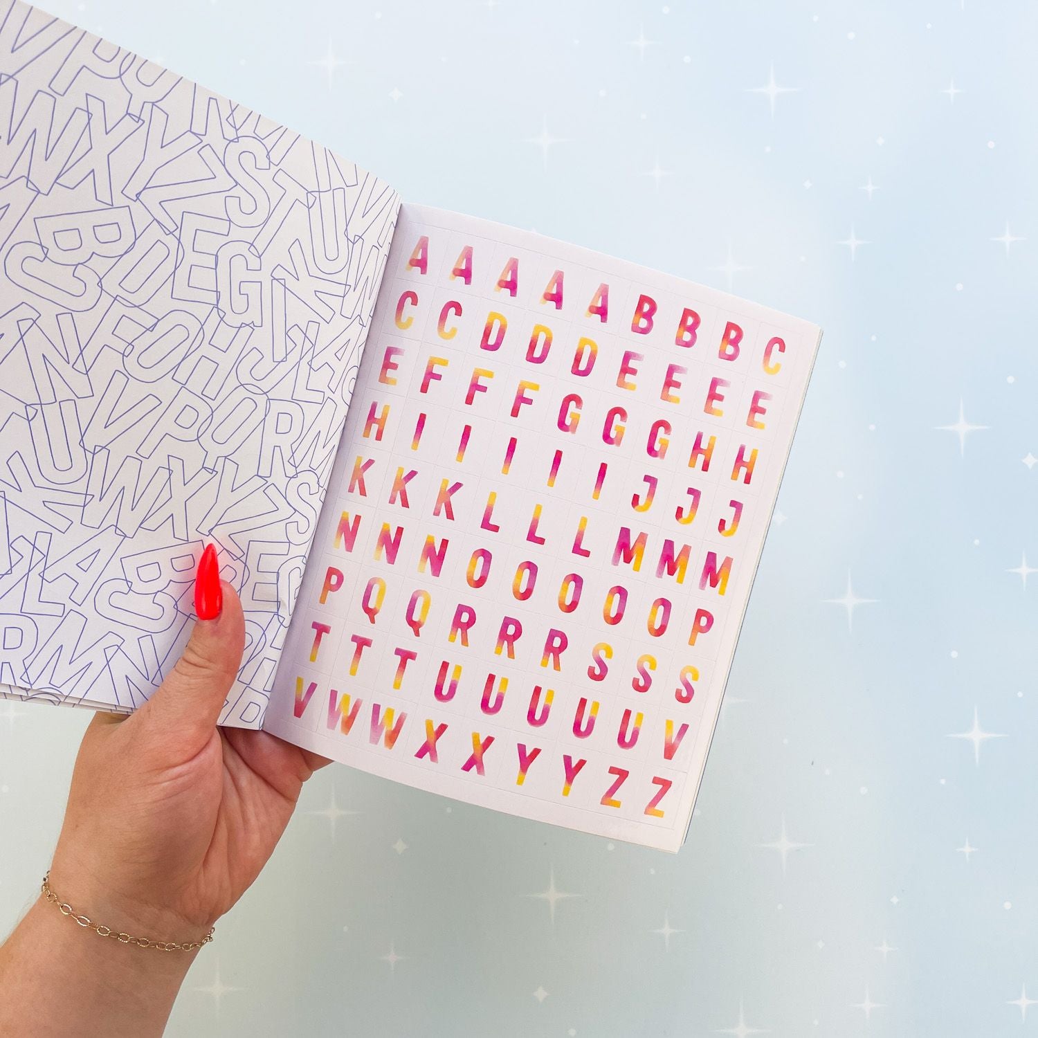 So. Many. Letter Stickers Book