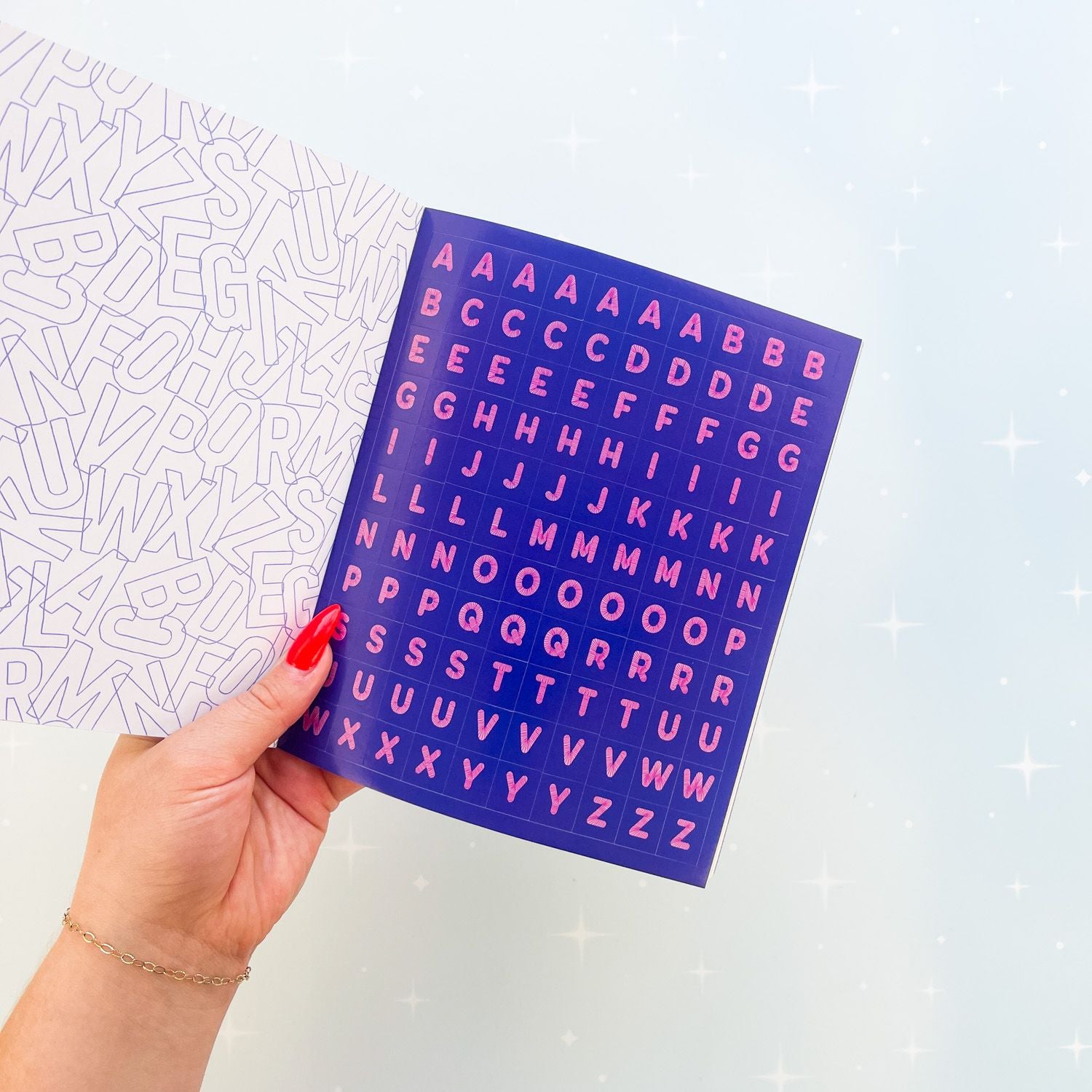 So. Many. Letter Stickers Book
