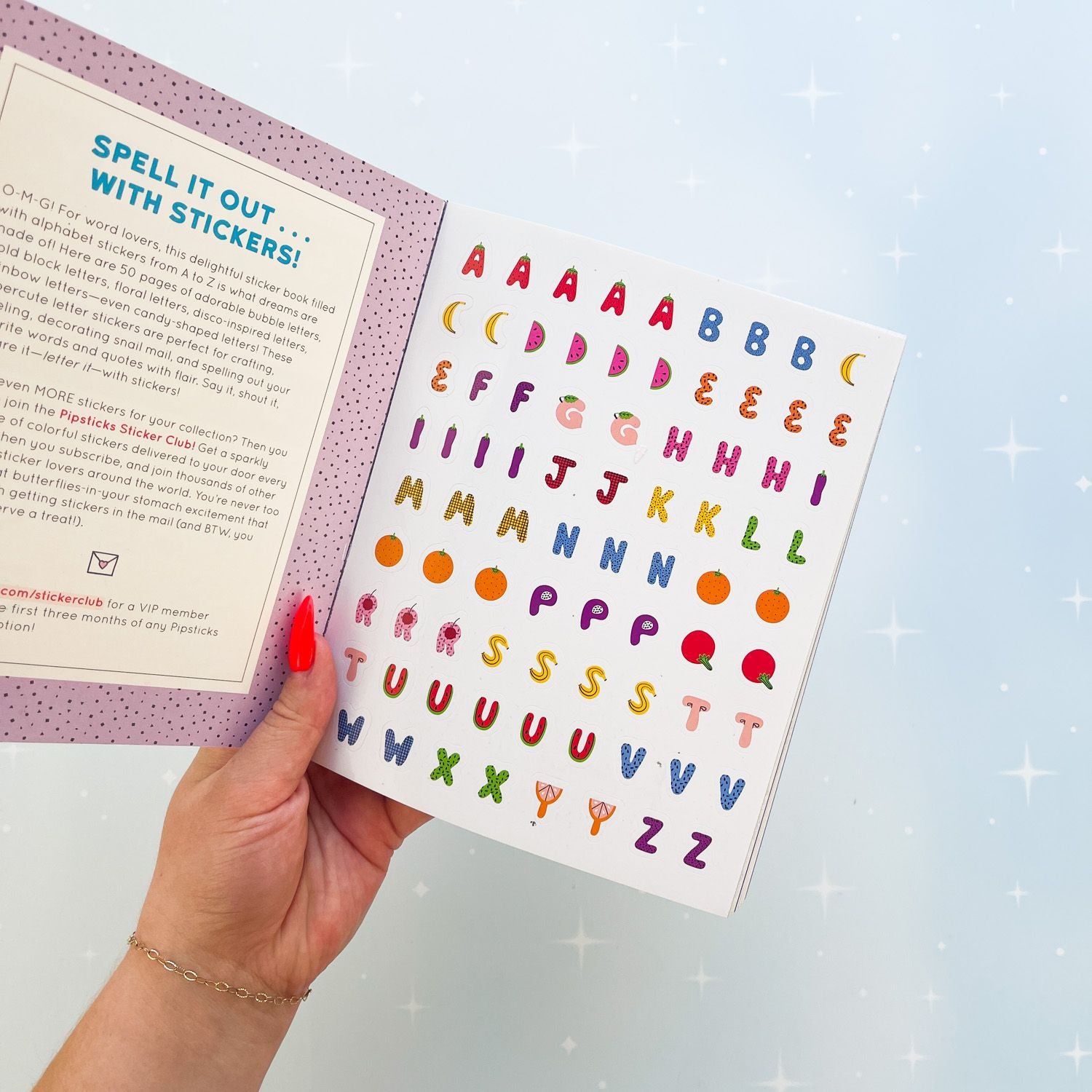 So. Many. Letter Stickers Book