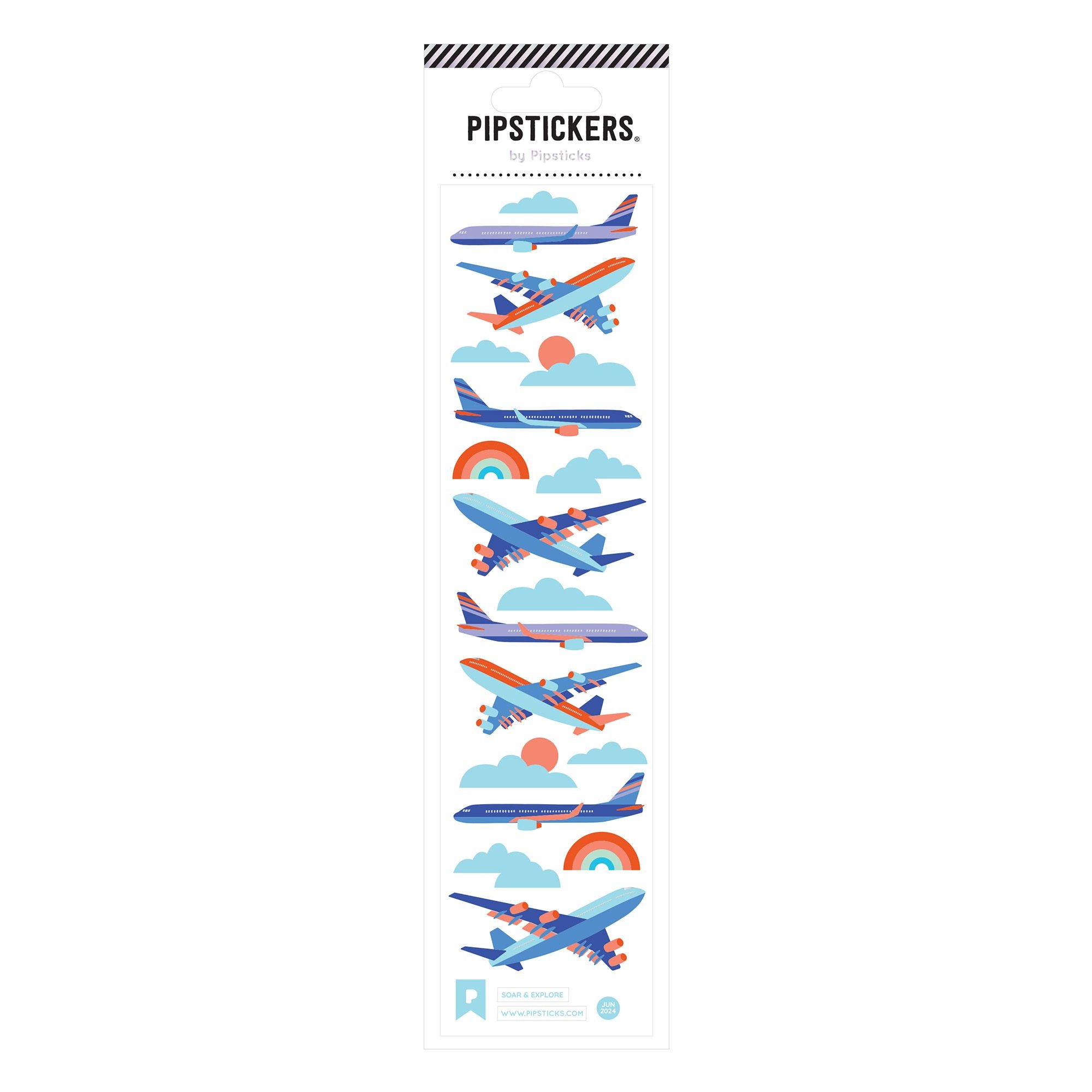 Distorted Flight Sticker Airplane Stickers