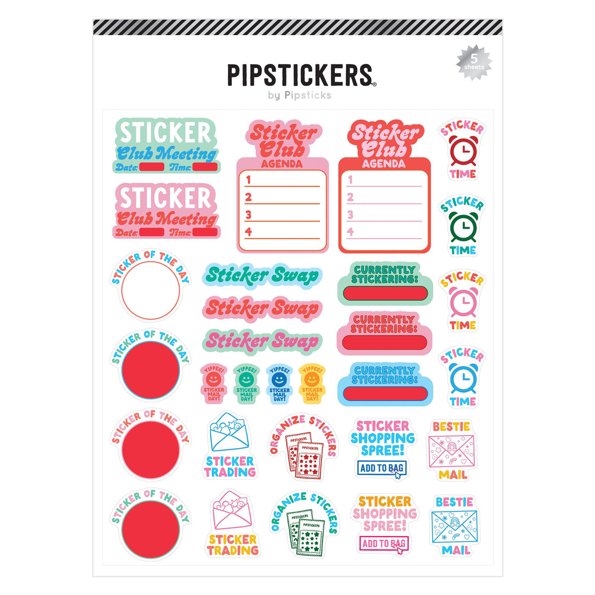 Club Fr Sticker Sticker Club Stationery Box