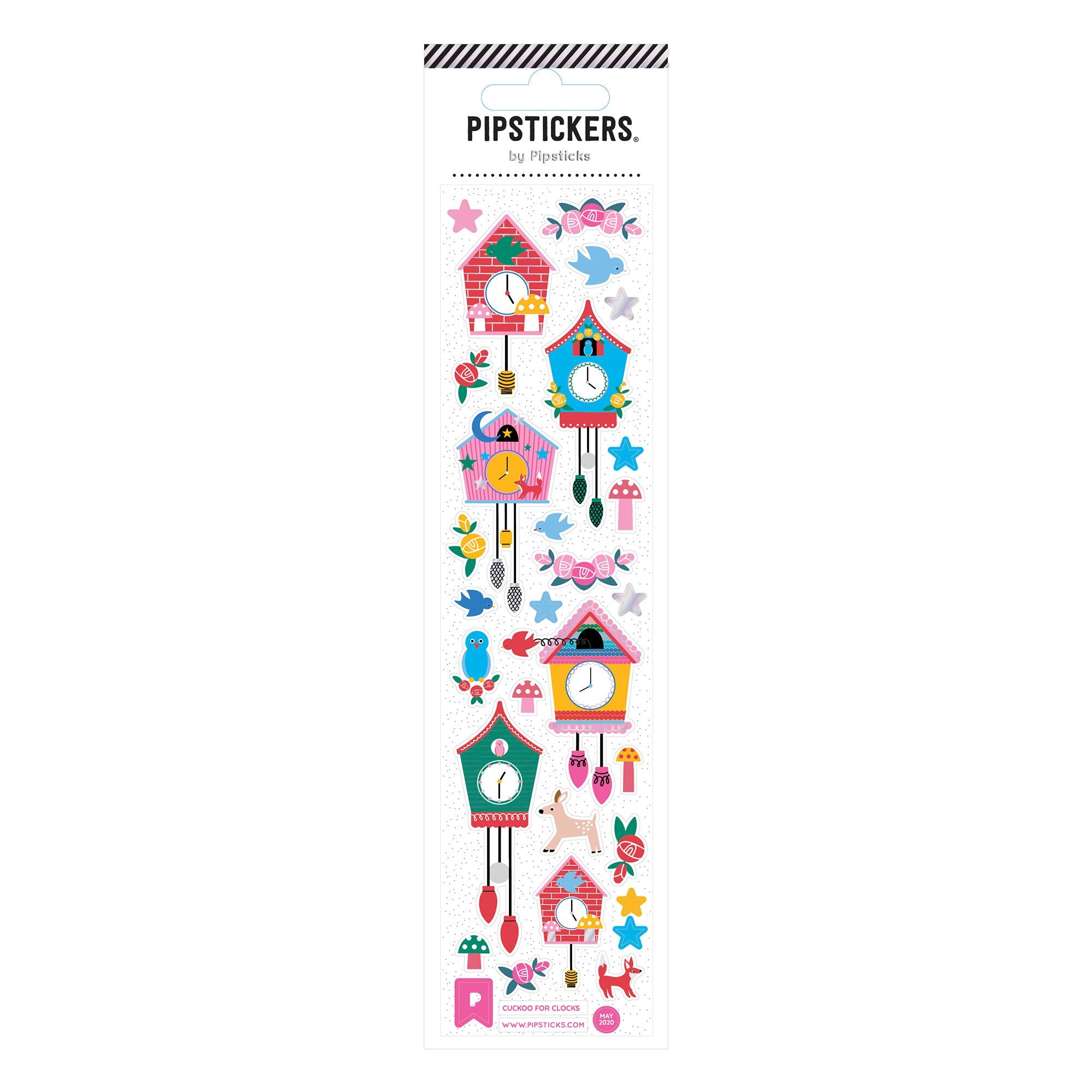 Vintage Cuckoo Clock Stickers