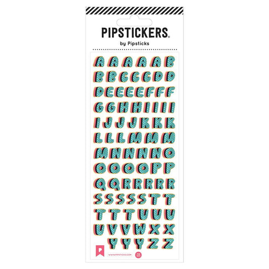 Golden Stripes Alphabet