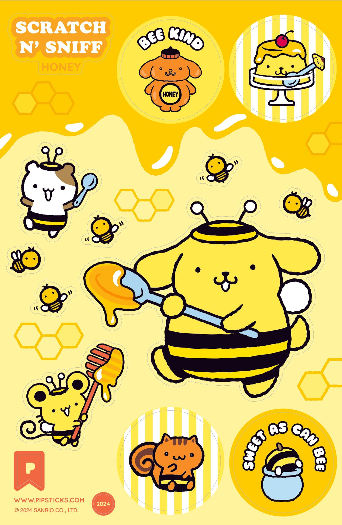 Friendship & Florals Hello Kitty and Friends Sticker Pack