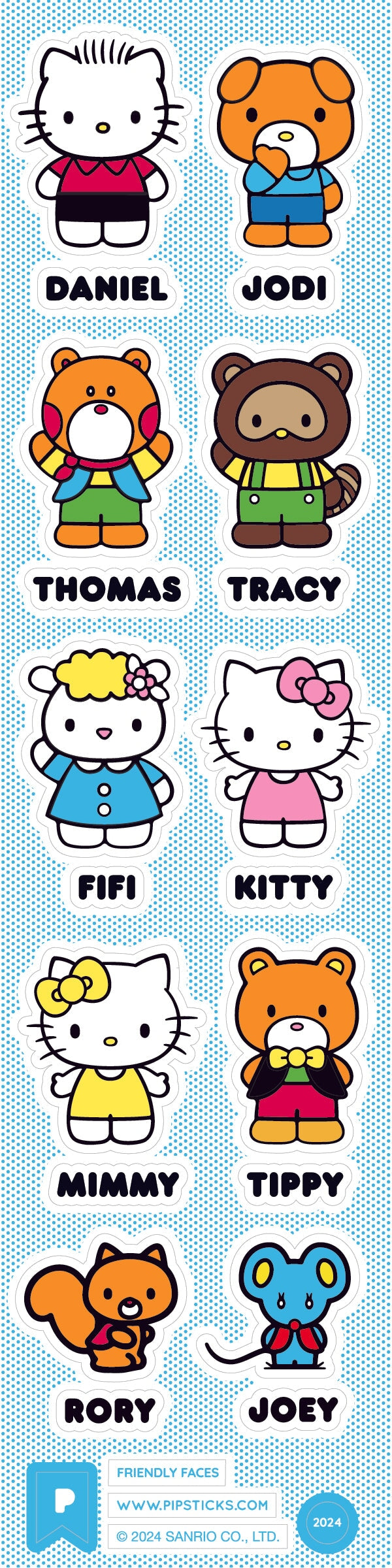 Friendship & Florals Hello Kitty and Friends Sticker Pack