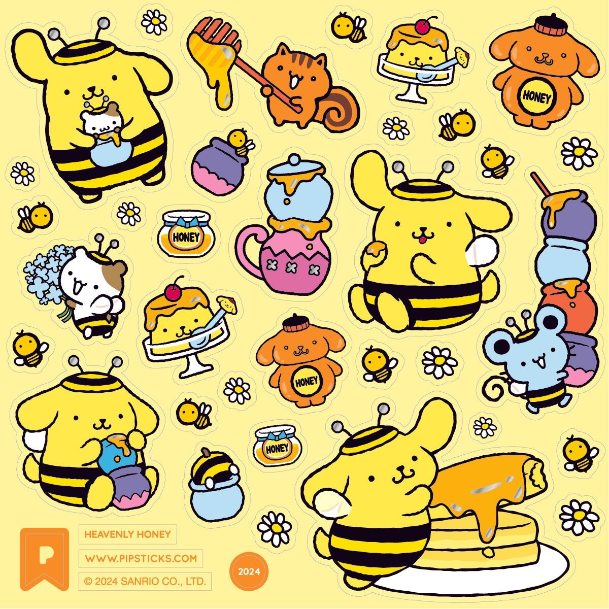 Friendship & Florals Hello Kitty and Friends Sticker Pack