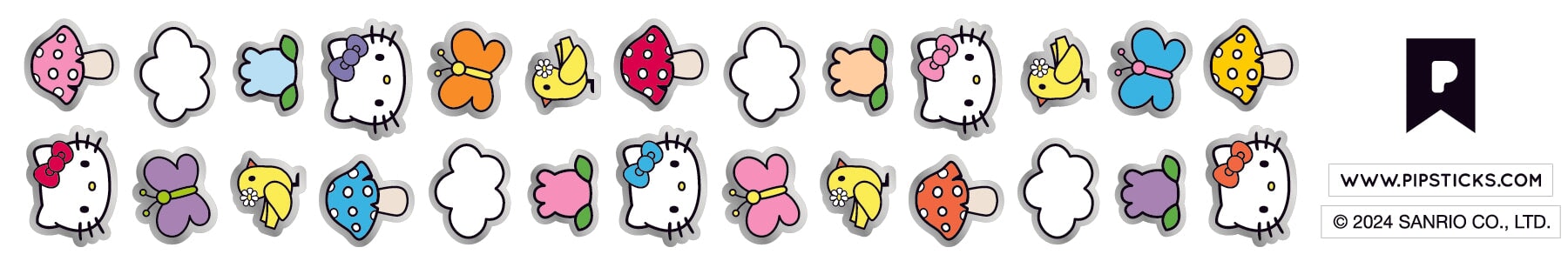 Friendship & Florals Hello Kitty and Friends Sticker Pack