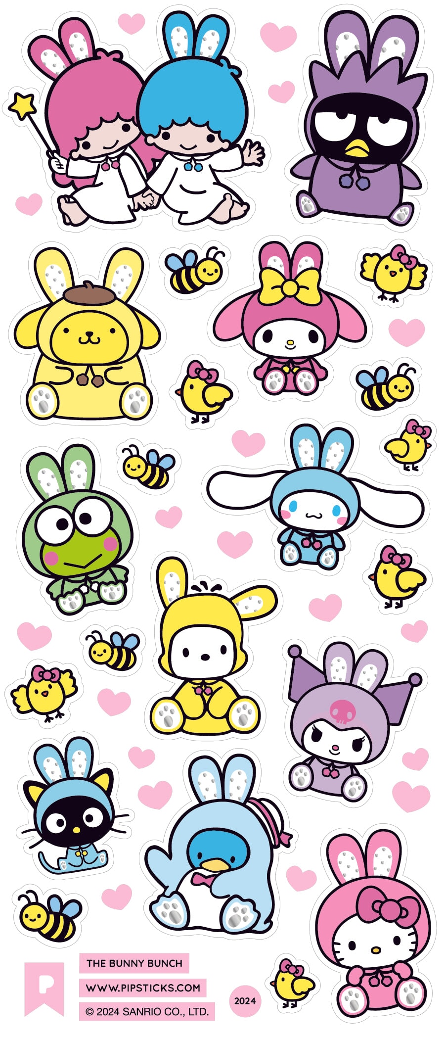 Friendship & Florals Hello Kitty and Friends Sticker Pack