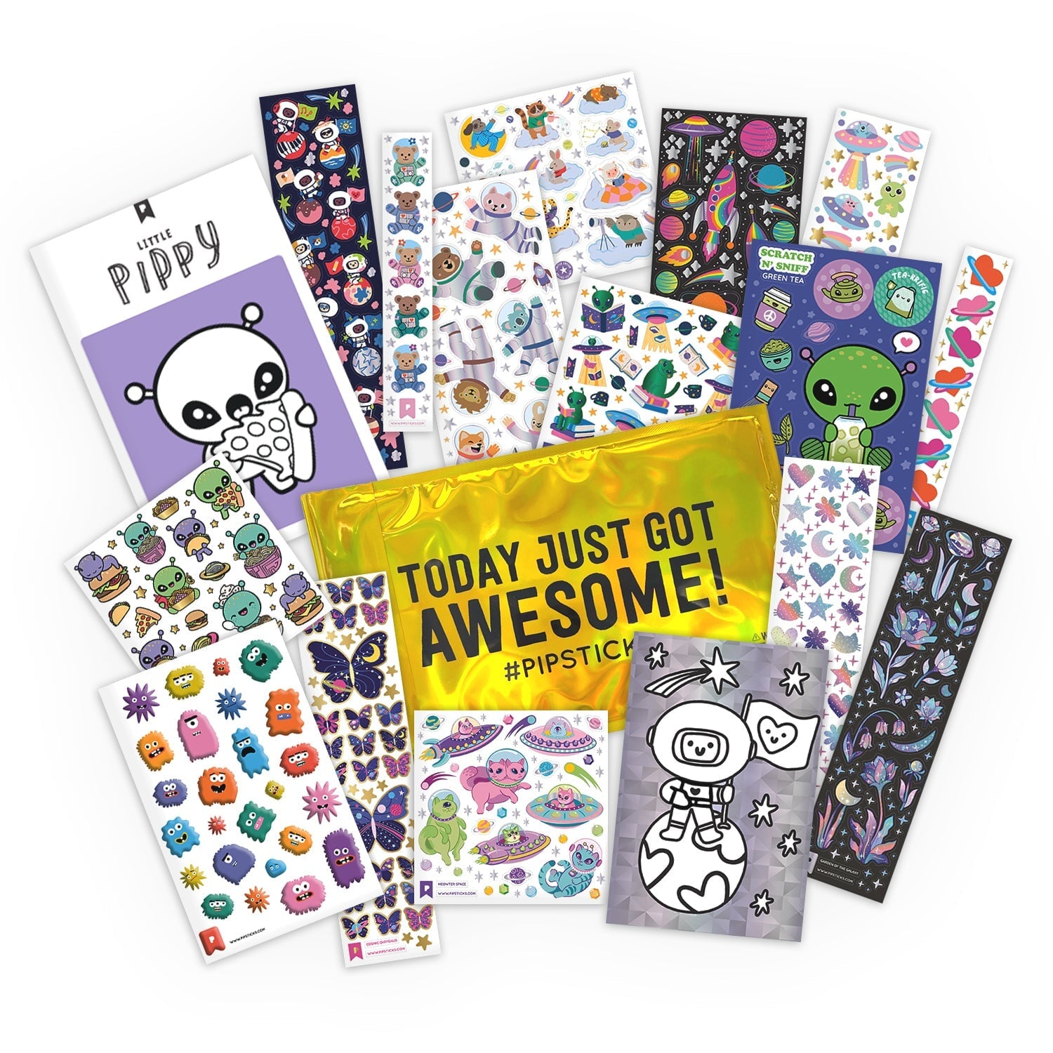 Outerspace Whimsy KID Sticker Pack