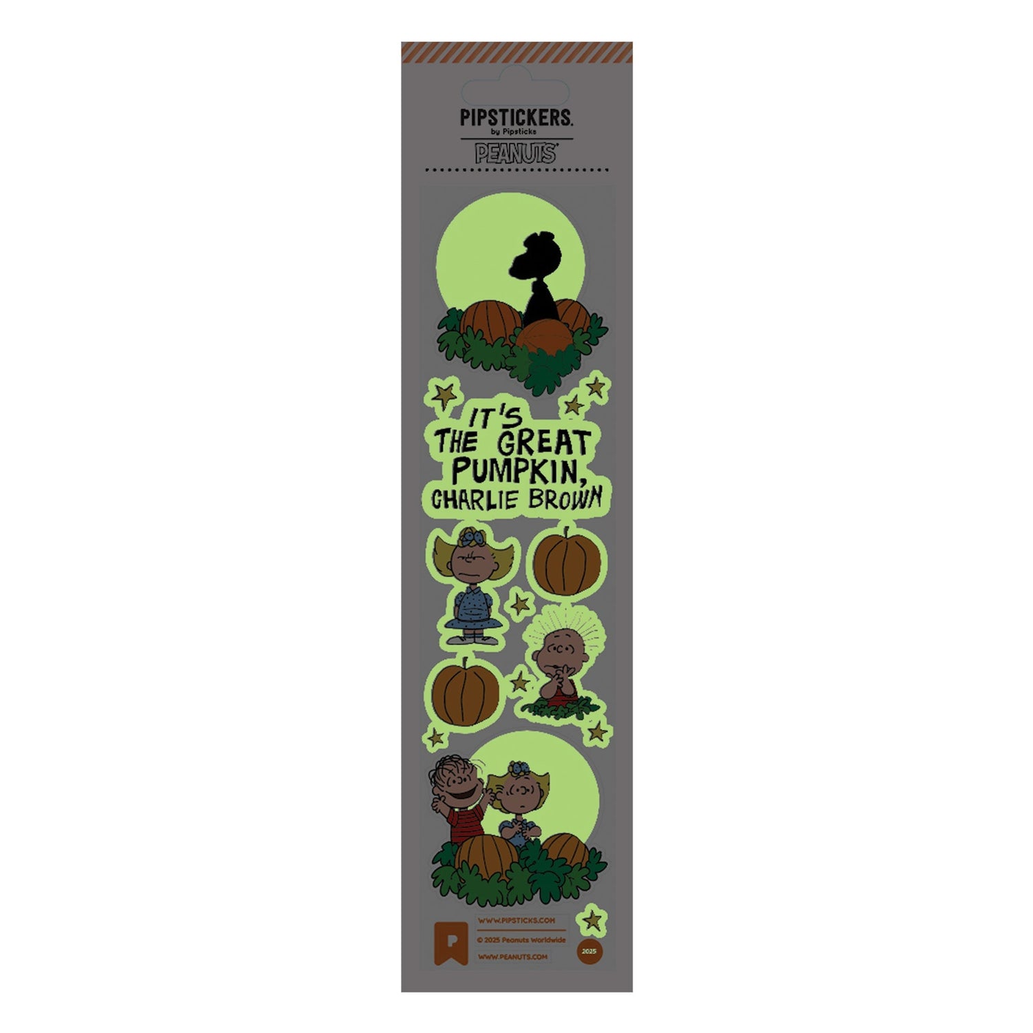 Pipsticks + Peanuts It's The Great Pumpkin, Charlie Brown Stationery Box