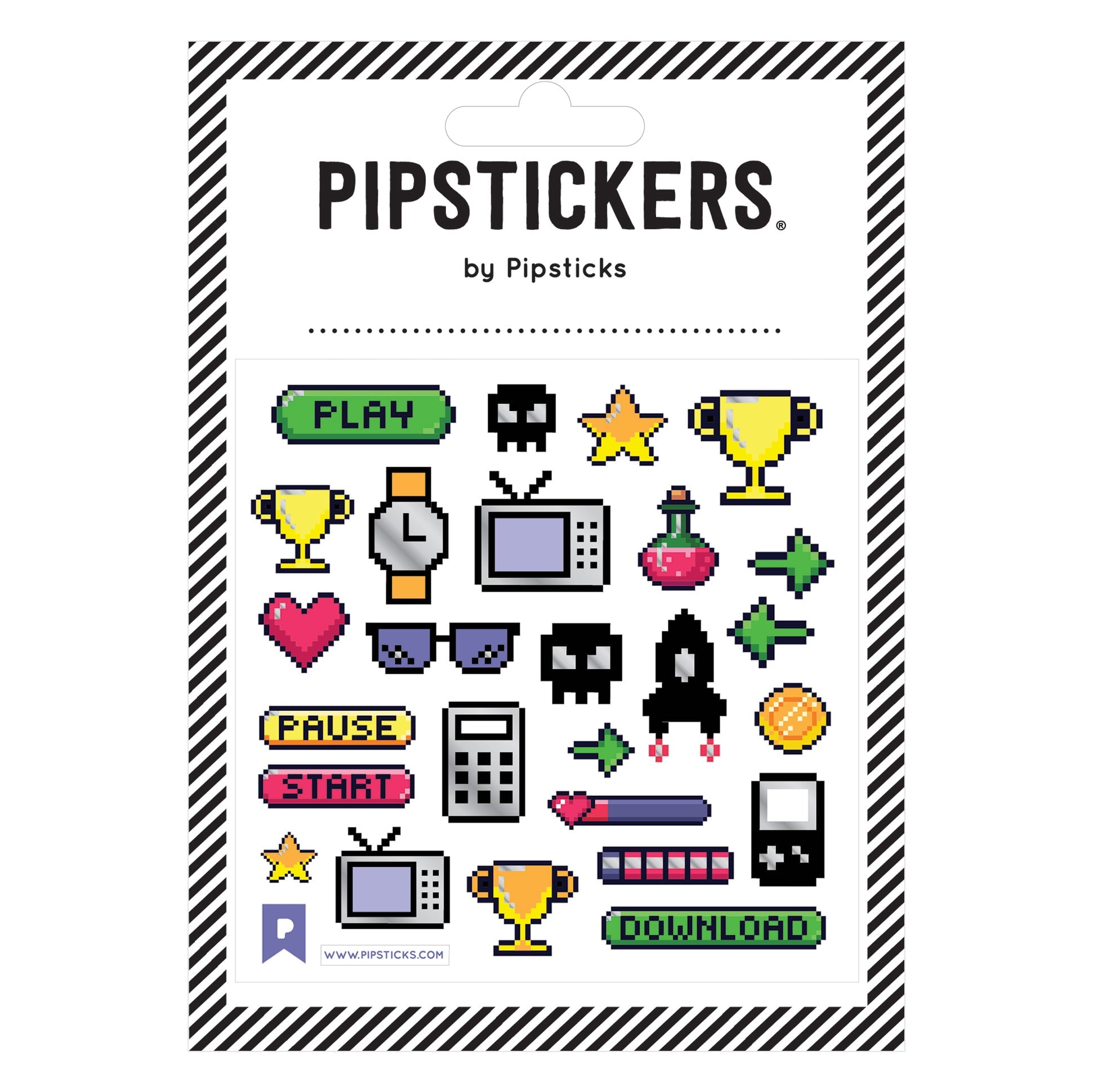 8-Bit Gaming Stickers