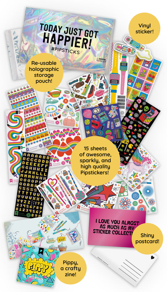 Sticker Subscription - Best Gift for Sticker Lovers