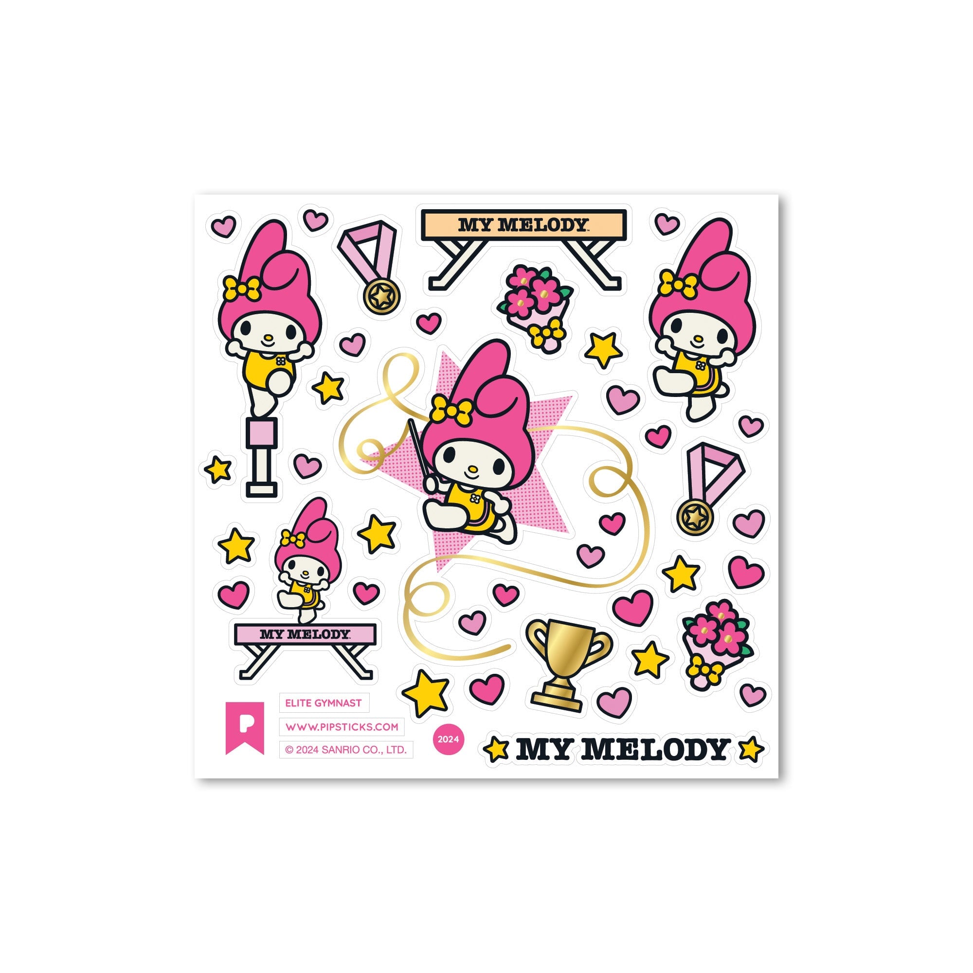 Sweet As Can Be Hello Kitty and Friends Sticker Pack