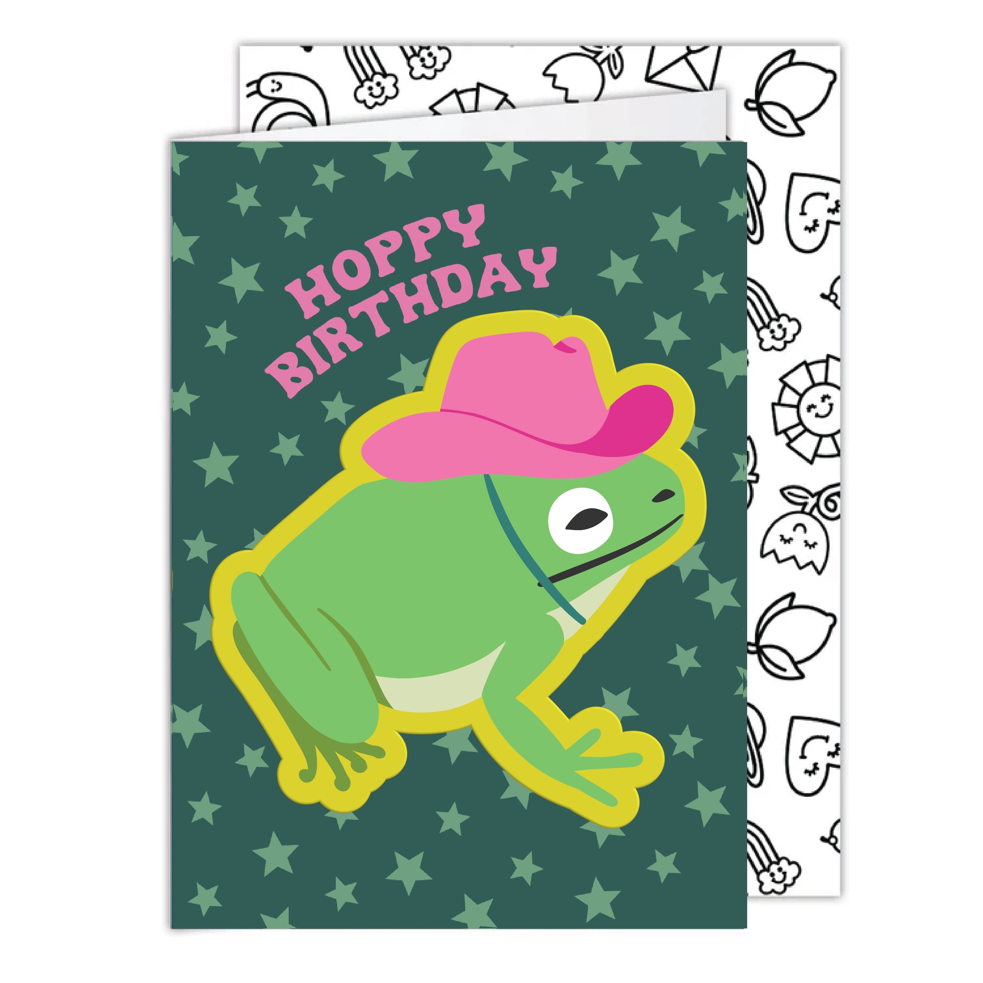 Hoppy Birthday Big Puffy Greeting Card