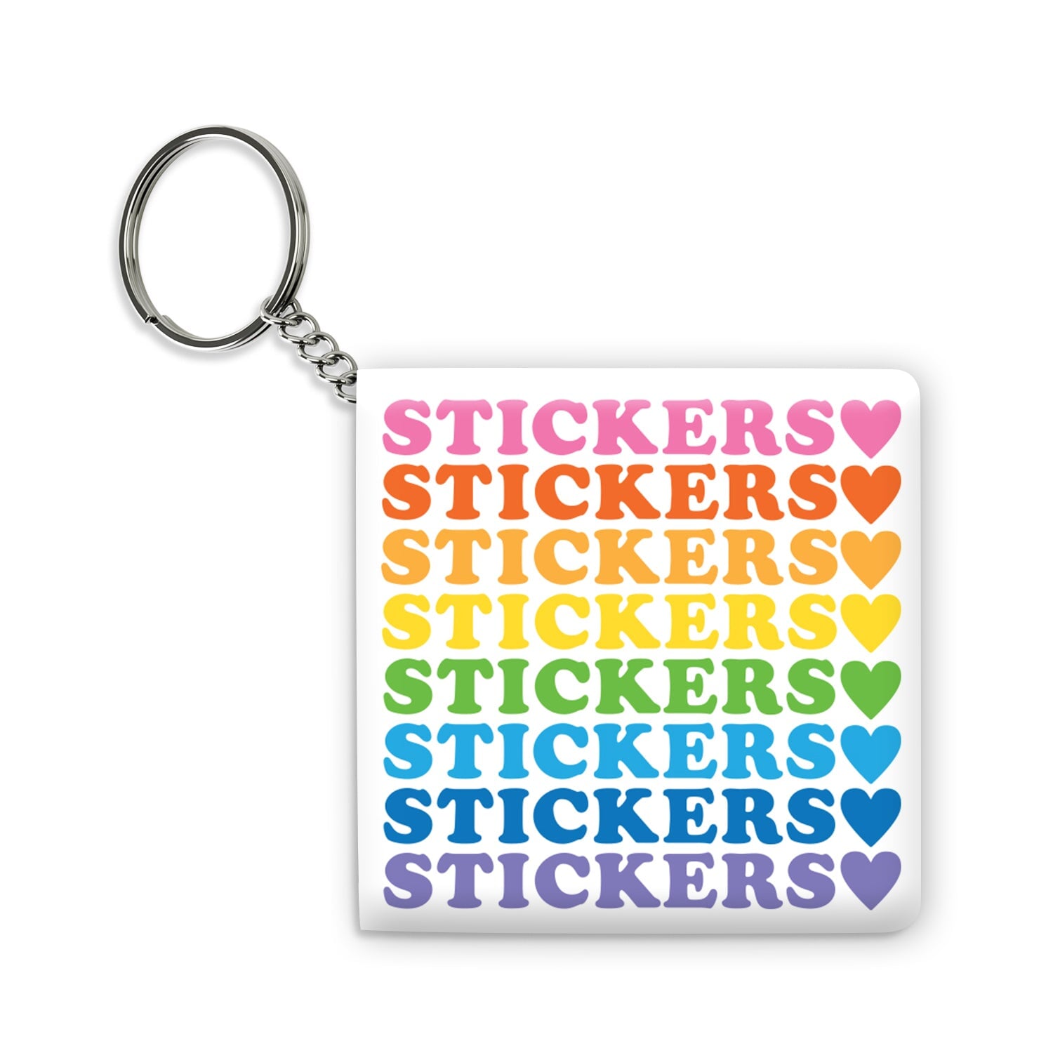 Pocket Full Of Stickers Keychain Sticker Book