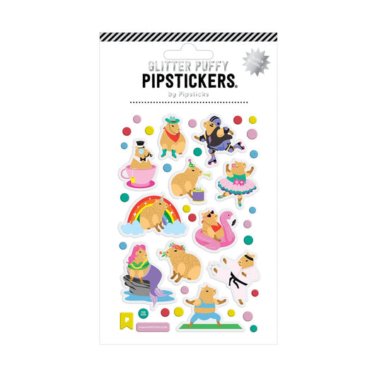 Capy Crew Glitter Puffy