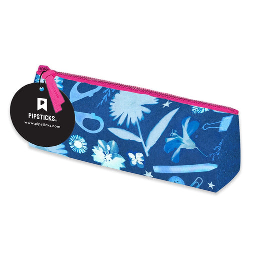 Artful Azure Pencil Case