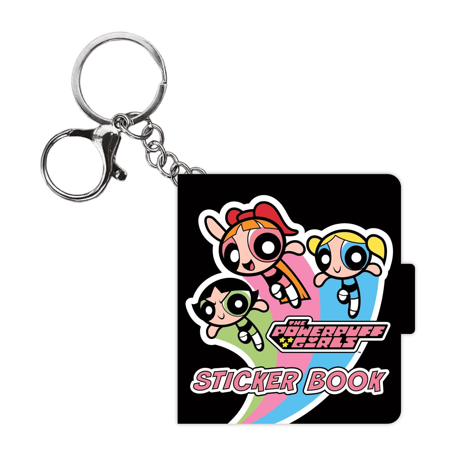 The Powerpuff Girls Mini Sticker Book Keychain