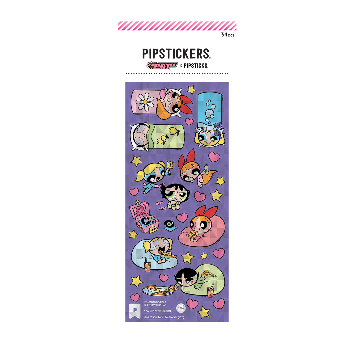 LIMITED PRE-ORDER: The Powerpuff Girls X Pipsticks Stationery Box