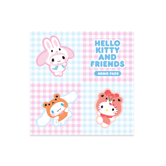 Hello Kitty and Friends Sweet Treats Tri-fold Memo Pad