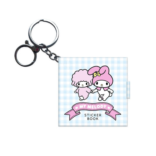 My Melody BFF Sticker Book Keychain