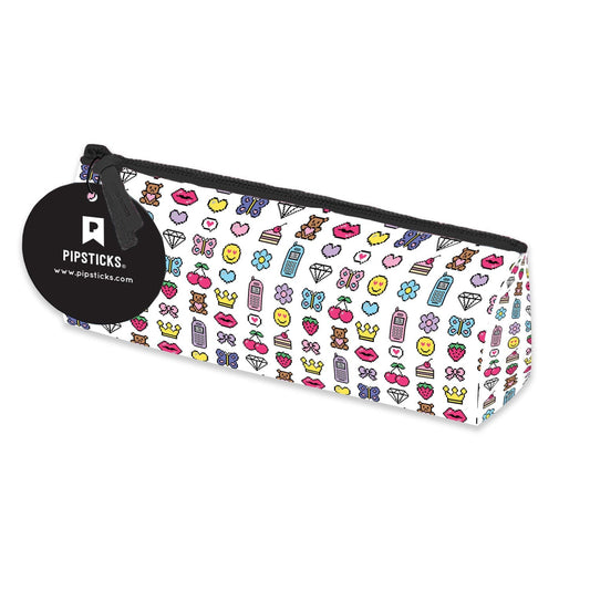 8-bit icons pencil case