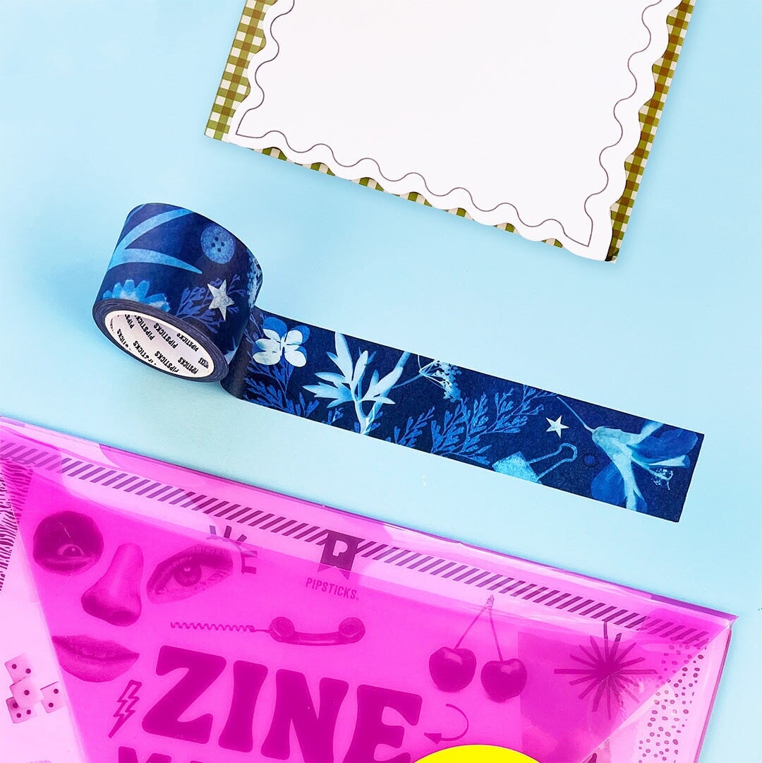 Artful Azure Washi