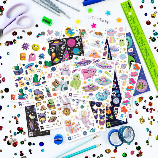 Outerspace Whimsy KID Sticker Pack