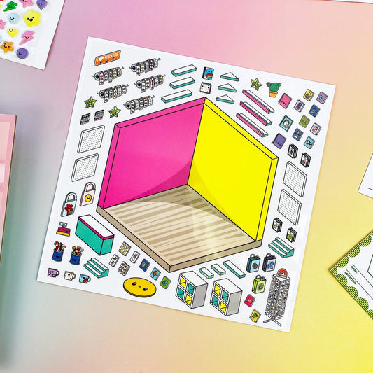 Stickers & Stems Isometric Stickers