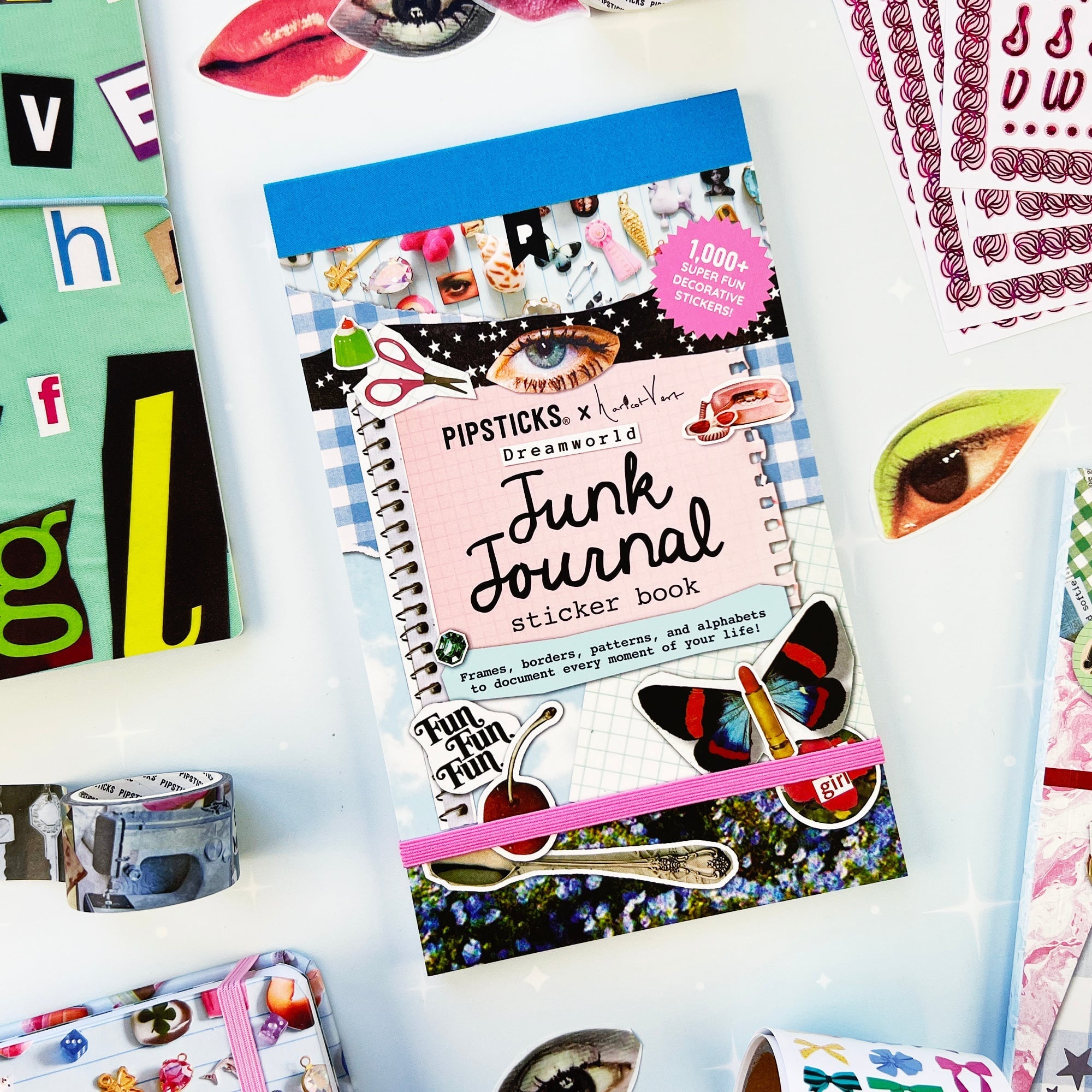 Haricot Vert Dreamworld Junk Journal Sticker Book