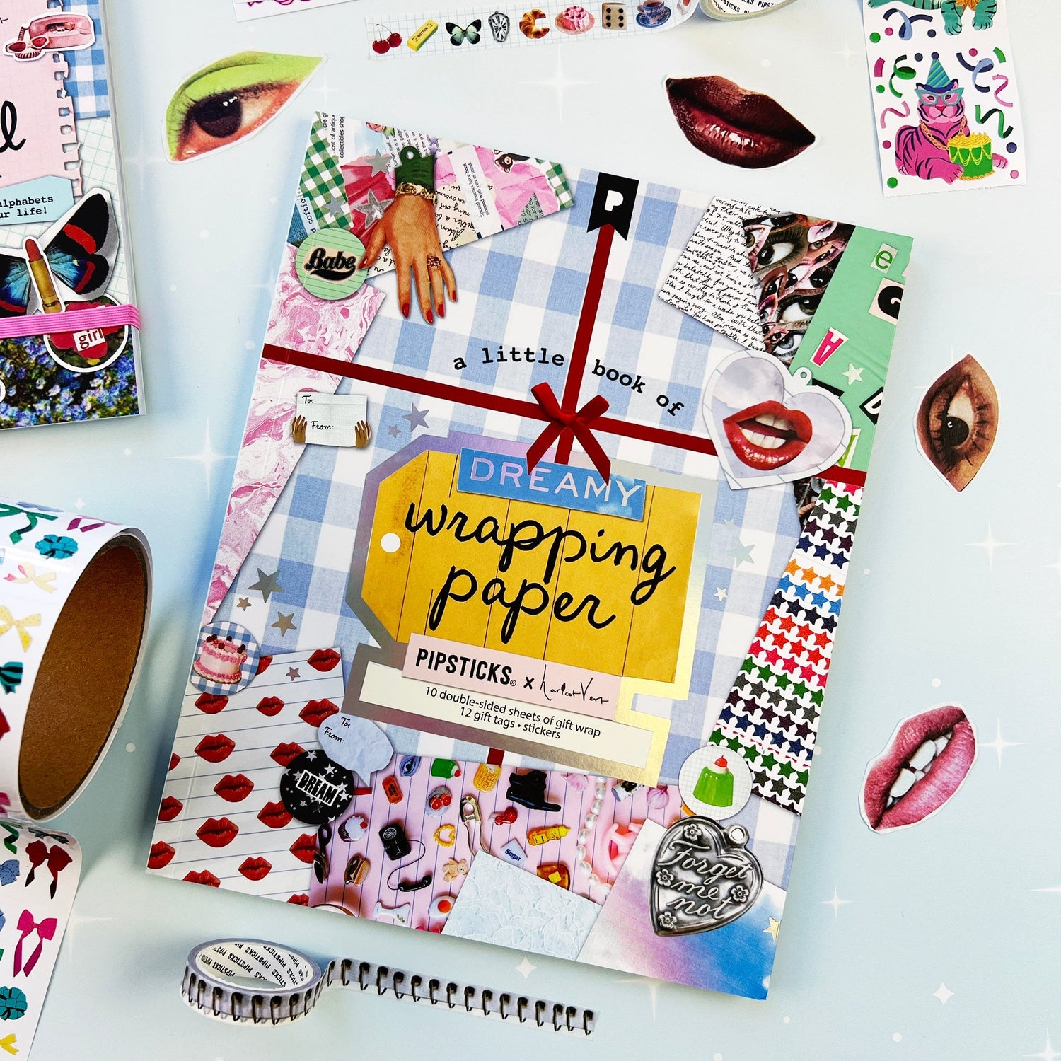 Haricot Vert Dreamy Wrapping Paper Book