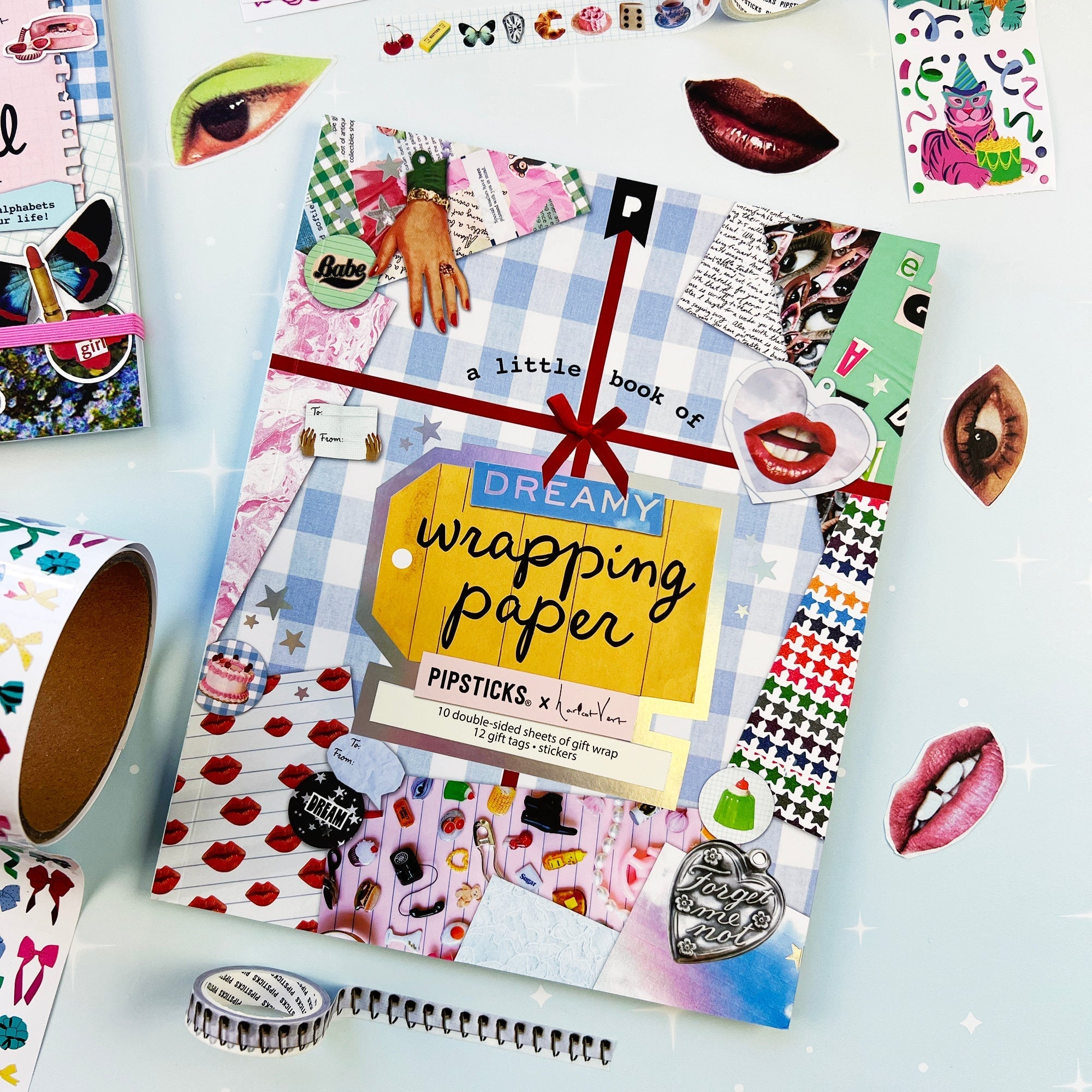 Haricot Vert Dreamy Wrapping Paper Book