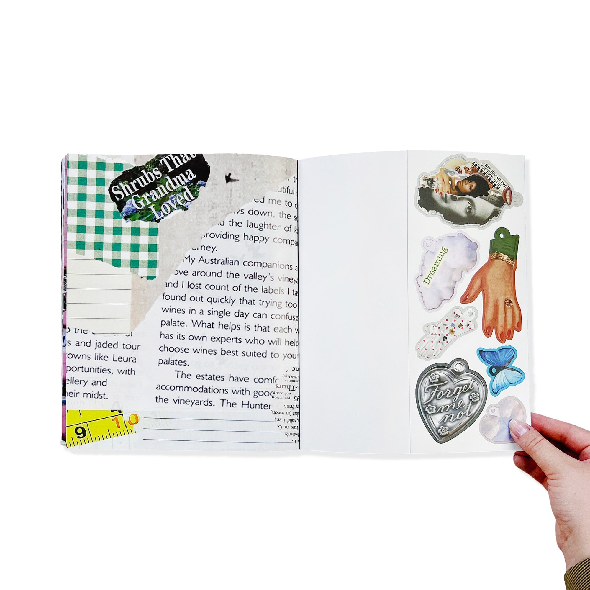 Haricot Vert Dreamy Wrapping Paper Book