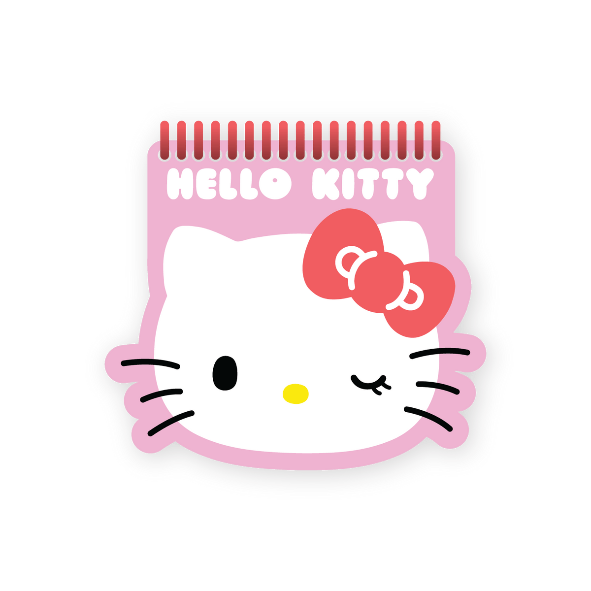 Hello Kitty Happy Scribbles Spiral Notebook