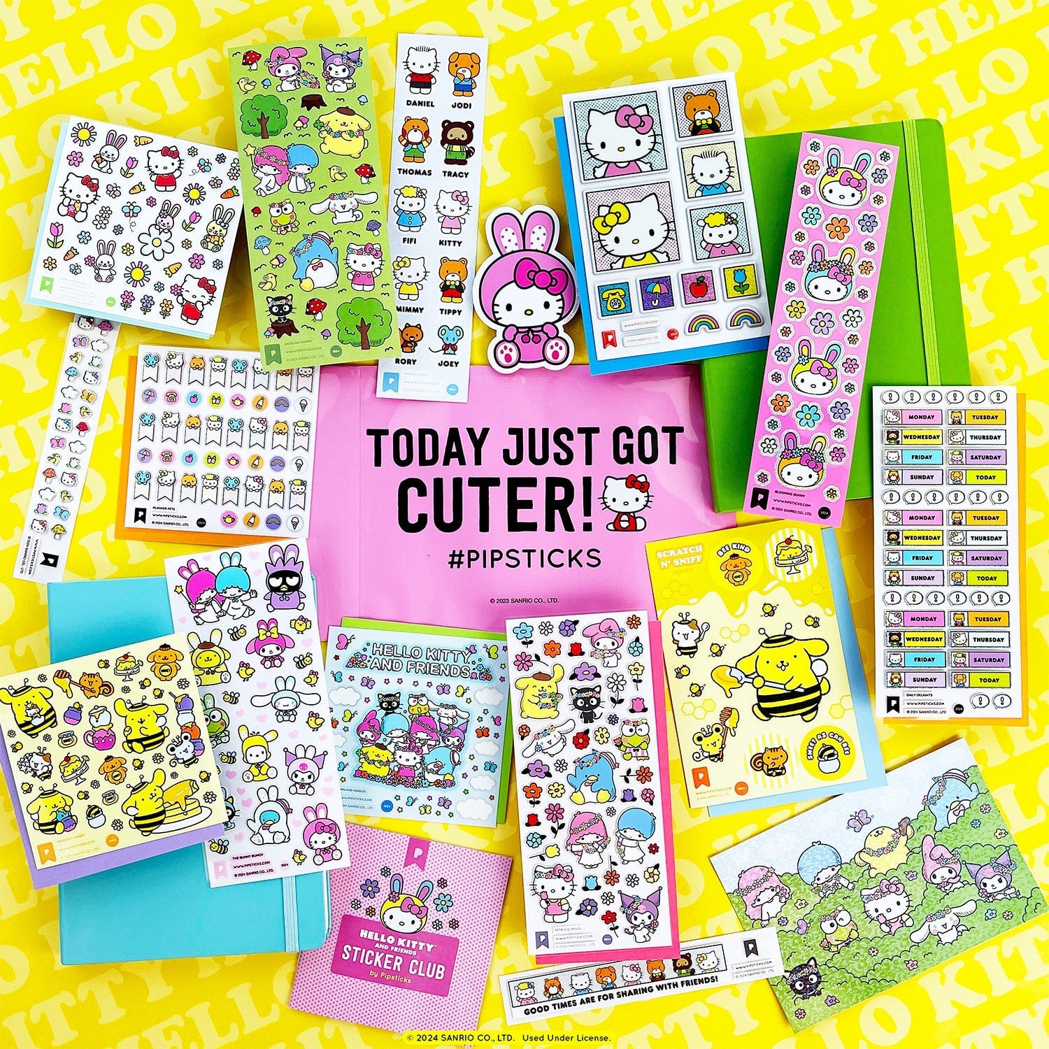 Friendship & Florals Hello Kitty and Friends Sticker Pack