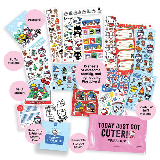Let It Snow Hello Kitty and Friends Sticker Pack