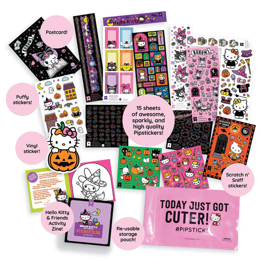 Trick Or Treat Hello Kitty and Friends Sticker Pack